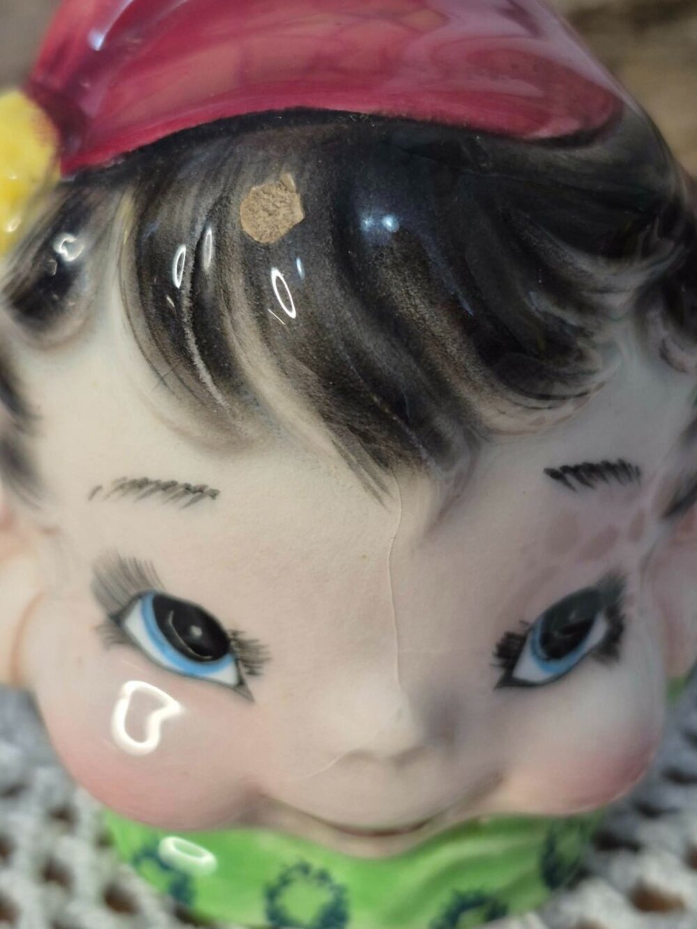 LEFTON 1950s Vintage Red Pixie Elf Salt & Pepper Shakers - Picture 12 of 12